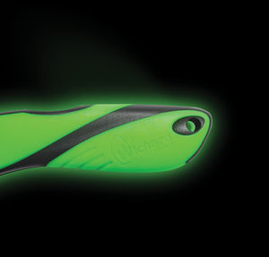 Couteau Offshore fluorescent.